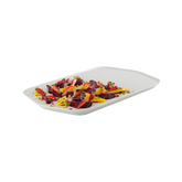 Rosseto Forme White Rectangle Melamine Tray Set of 3 MEL024